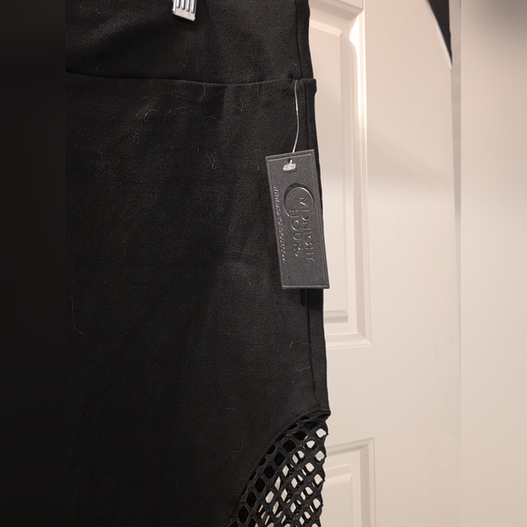 NWT Midnight Hour Fishnet Inset Legging - Picture 6 of 6